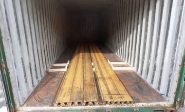 Congo customers consulted and bought a batch of A55 and A75 steel rail