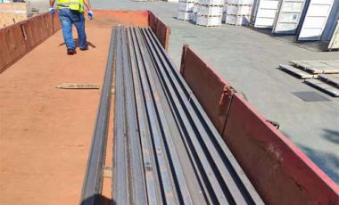 2 Tons of 24kg rail will be delivered to Thailand