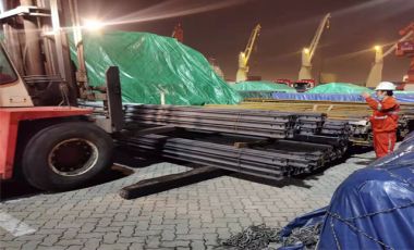 150Tons of 45lb and 40lb rail will be delivered to Ecuador
