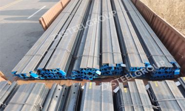 Exporting 15tons of 25lbs Rail to Philippines Copper Mine