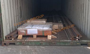 Zongxiang Company Export 60lbs Rail and Rail Fishplate to Peru