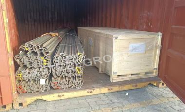ZongXiang Company Export 15 Tons of 15KG Rail and Accessories to Vietnam