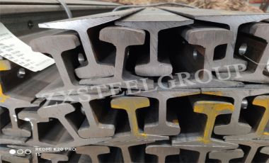 ZongXiang export 700 meters 30lbs steel rail to Colombia