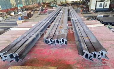 Zongxiang exports a batch of steel rails and process according to customer requirements