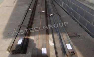 ZongXiang export a batch of s14 steel rail to India