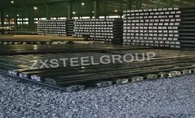 ZongXiang export 50 tons a120 crane rail to Ghana