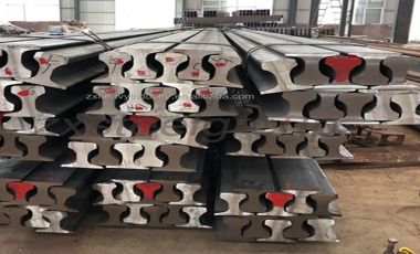ZongXiang exported a batch of QU70 crane rail to Uzbekistan