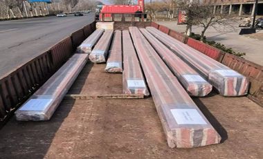 ZongXiang exported a batch of 30kg rail to Malaysia