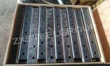 ZongXiang export a batch of rail fishplate to Zambia