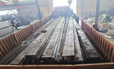 ZongXiang export a batch of A75 crane rail to Uganda