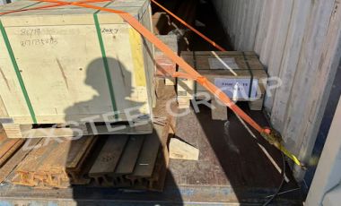 ZongXiang export a batch of steel rail and rail fishplate to Serbia