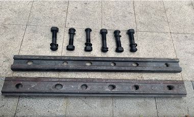 ZongXiang exported a batch of R65 rail fishplate to Uzbekistan