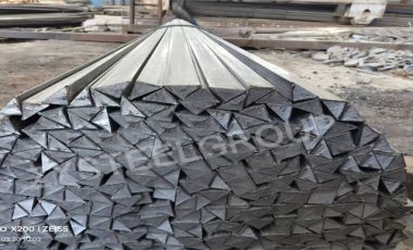 ZongXiang export a batch of 15*15mm triangle steel bar to India