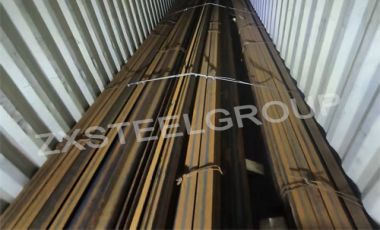 ZongXiang export a batch of 22kg light rail to Malaysia