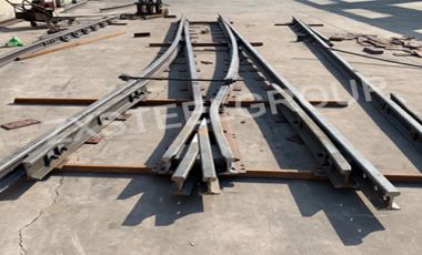 ZongXiang export a batch p24 rail turnout to Uzbekistan