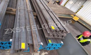 ZongXiang export a batch of 55q material 30kg steel rail to Philippines