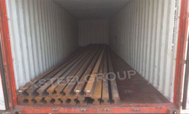 Zongxiang export a batch qu100 crane rail to UAE