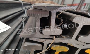 ZongXiang export a batch of 15kg steel rail to Zimbabwe