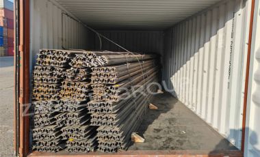ZongXiang export a batch of 22kg and 15kg steel rail to Vietnam