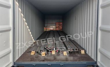 ZongXiang export a batch of 55q 30kg steel rail to Vietnam