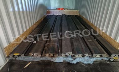 ZongXiang export a batch of a65 crane rail to Malaysia